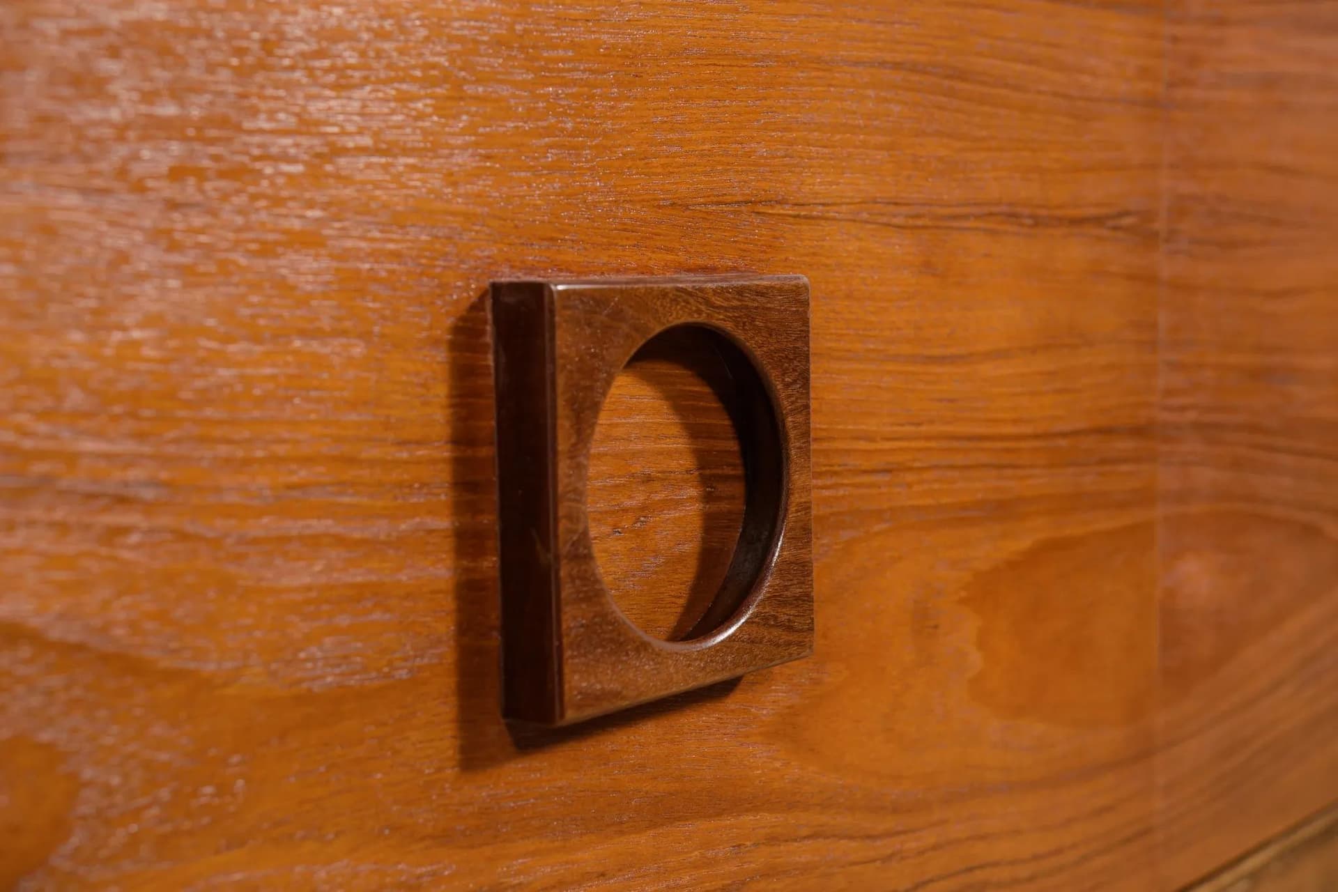 Sideboard, brown teak, United Kingdom, 1960s. - 70455