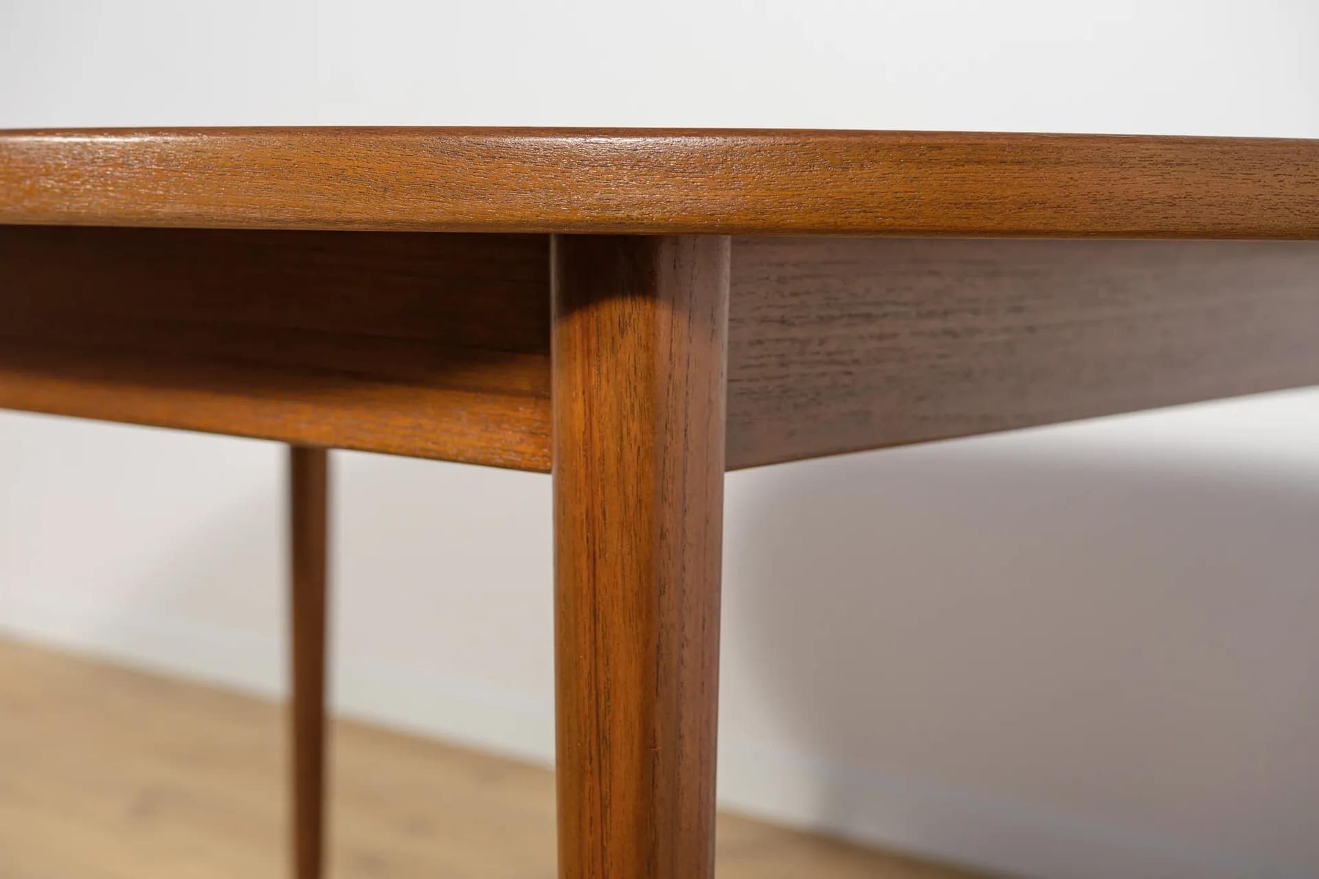Extendable Table, brown teak, by N. Jonsson, Sweden, 1960s. - 70312