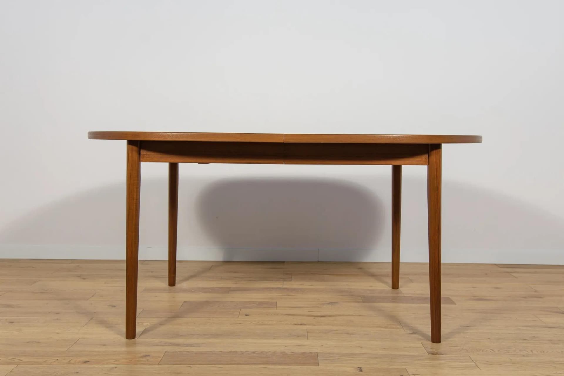 Extendable Table, brown teak, by N. Jonsson, Sweden, 1960s. - 70307