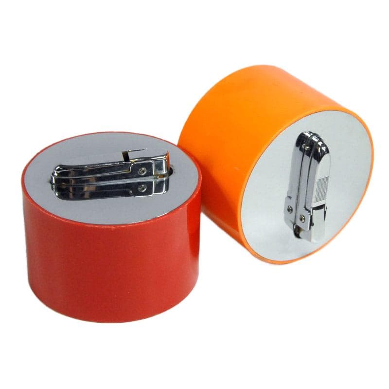 Orange Table Lighters, Space Age, 1980s - 5920