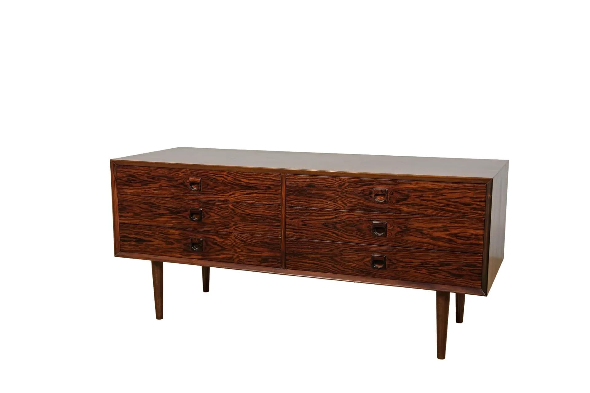 Komoda, palisander brązowy, Brouer Møbelfabrik, Dania, lata 60.