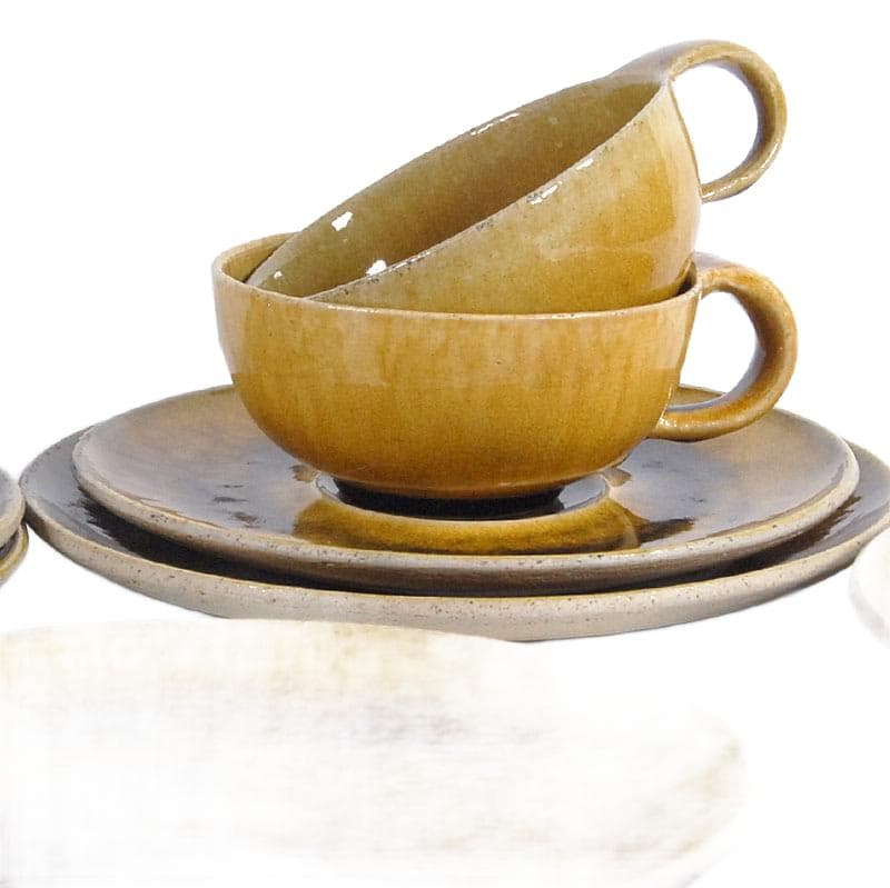 Honey Ceramic Set, Herman A. Kähler (HAK), Denmark, 1940s - 5910