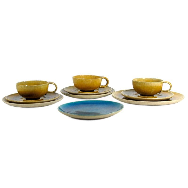 Honey Ceramic Set, Herman A. Kähler (HAK), Denmark, 1940s - 5912