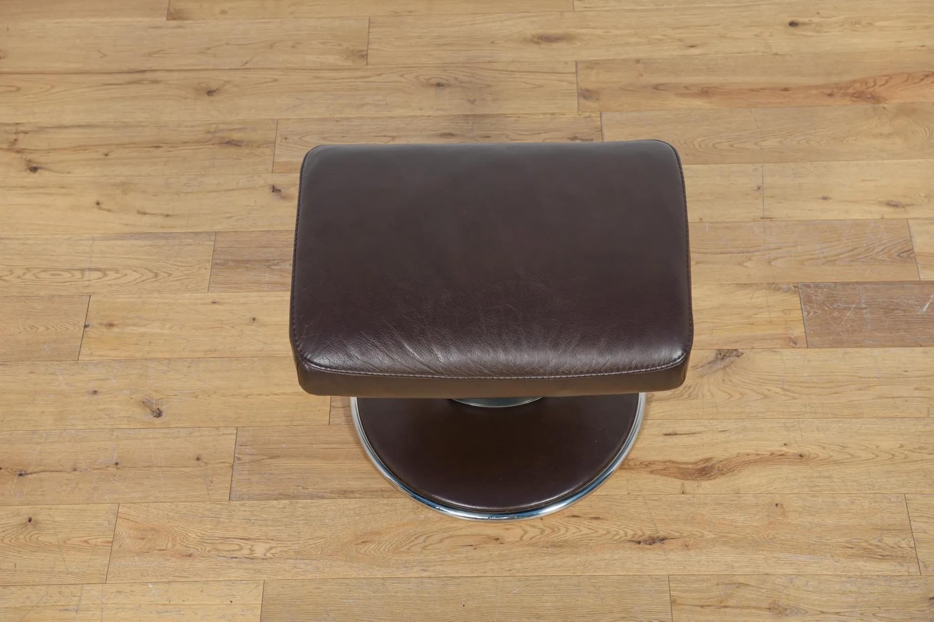 Lounge Chair with Ottoman Jazz, dark brown leather, Ekornes Stressless, Norway, 2000s - 70075