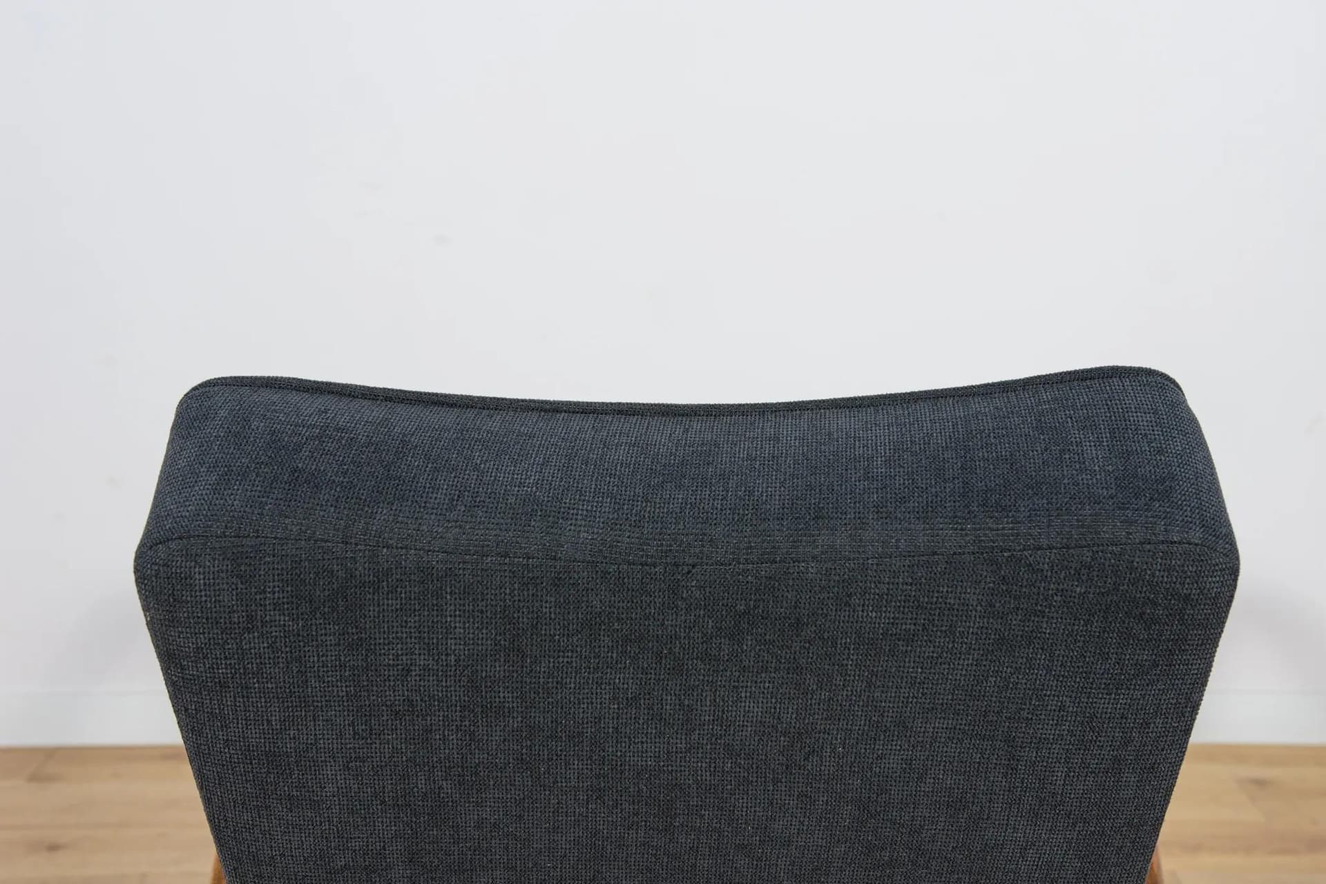 Fotel H-269, czarny, buk, proj. J. Halabala, UP Závody, Czechosłowacja, lata 30. - 70061