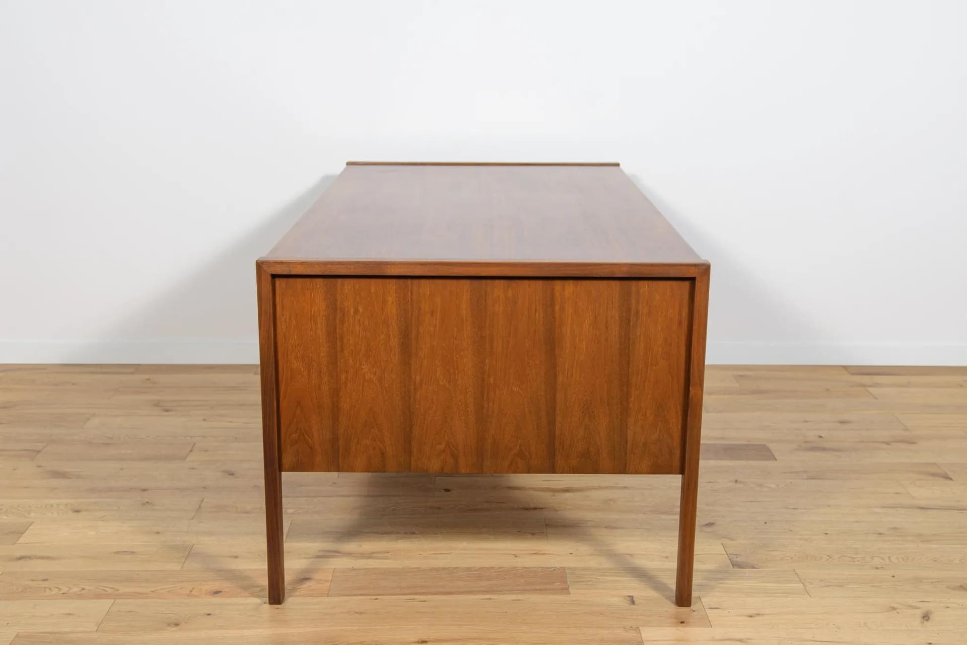 Desk, brown walnut, by J. Risom, United States, 1960s. - 70020