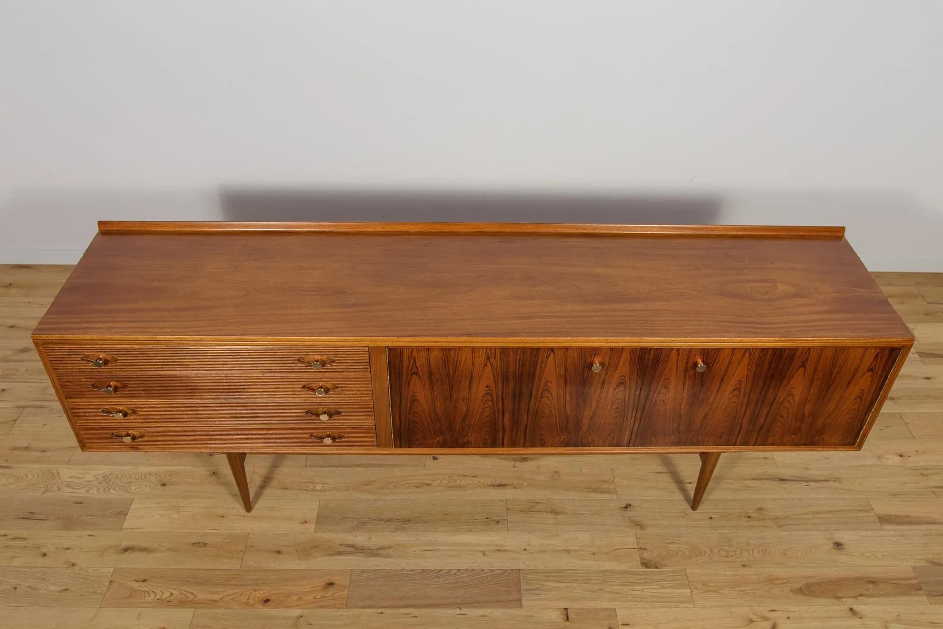Sideboard Hamilton, dark brown rosewood, by R. Heritage, United Kingdom, 1950s. - 69794