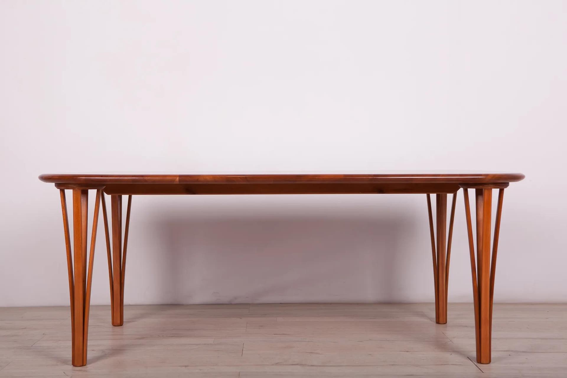 Stolik kawowy, czereśnia brązowy, proj. S. Hansen, Haslev Møbelfabrik, Dania, lata 90. - 72852