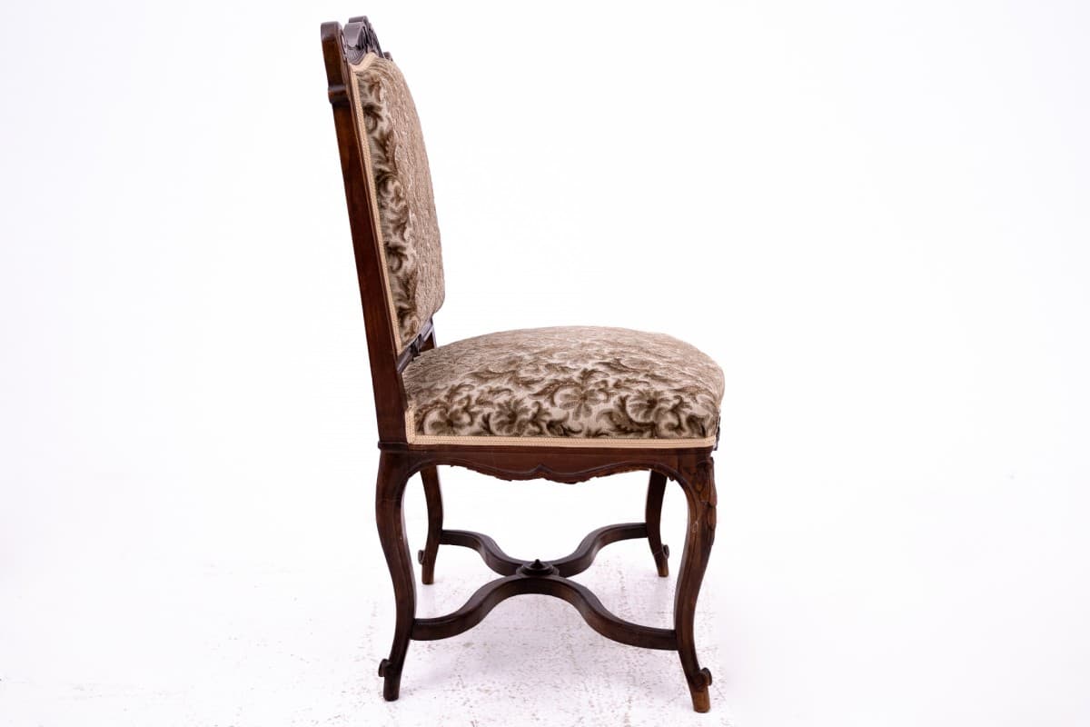 Dark Brown Set of 4 Chairs, France, 1910s - 50137