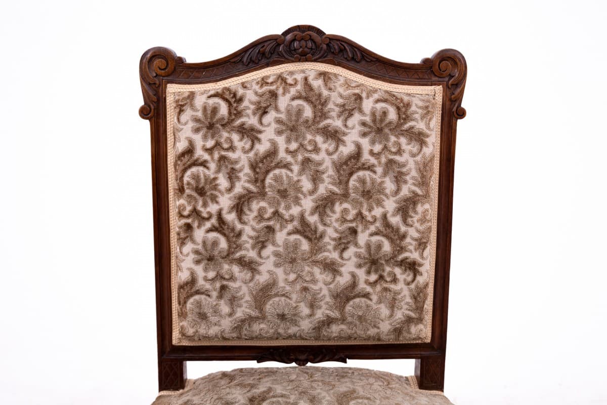 Dark Brown Set of 4 Chairs, France, 1910s - 50135
