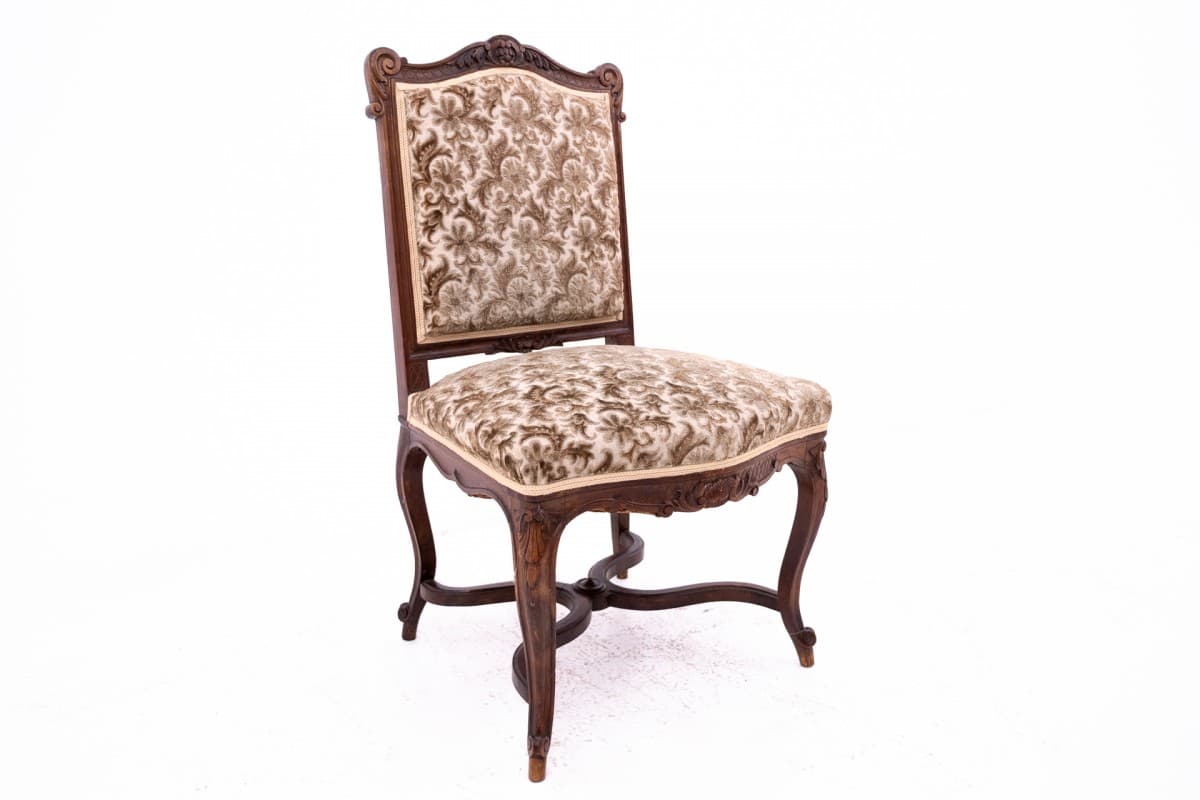 Dark Brown Set of 4 Chairs, France, 1910s - 50134