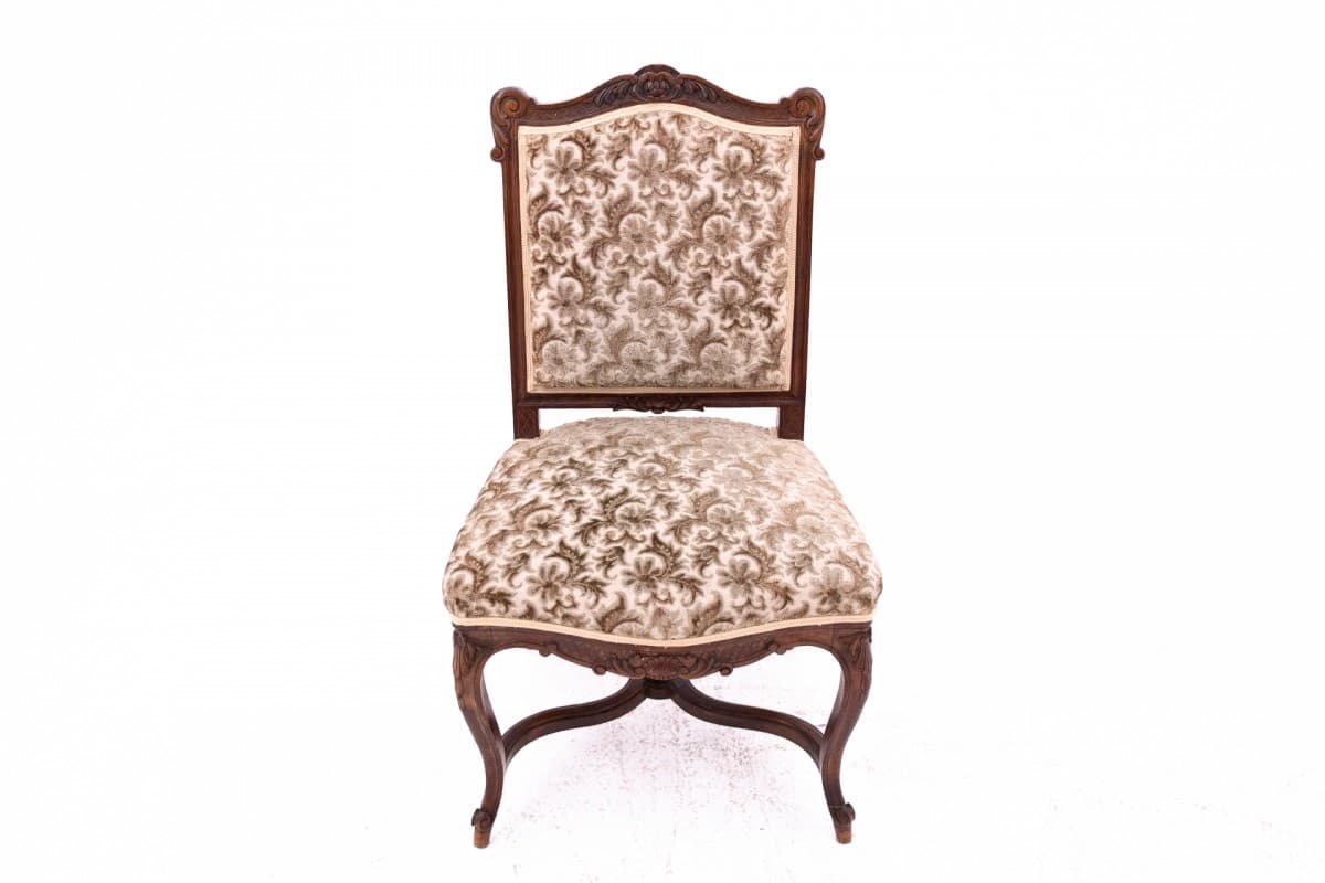 Dark Brown Set of 4 Chairs, France, 1910s - 50131