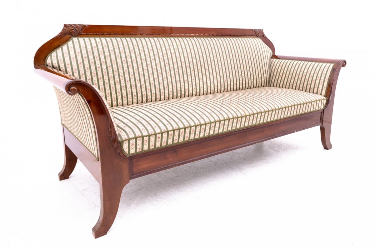 Brązowa sofa wiktoriańska, Szwecja, lata 80. XIX wieku - 191906