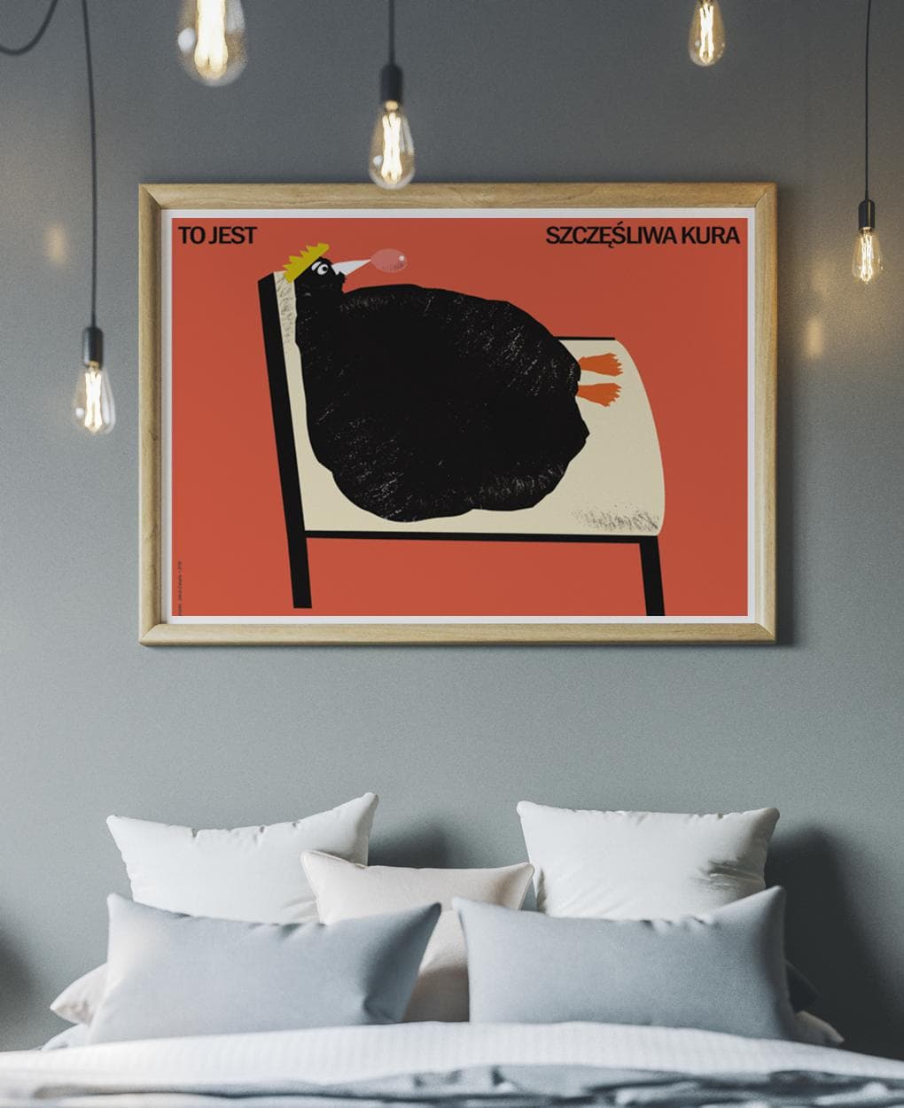 Poster To jest szczęśliwa kura, 50x70 cm, by J. Zasada, Jakub Zasada - 72435