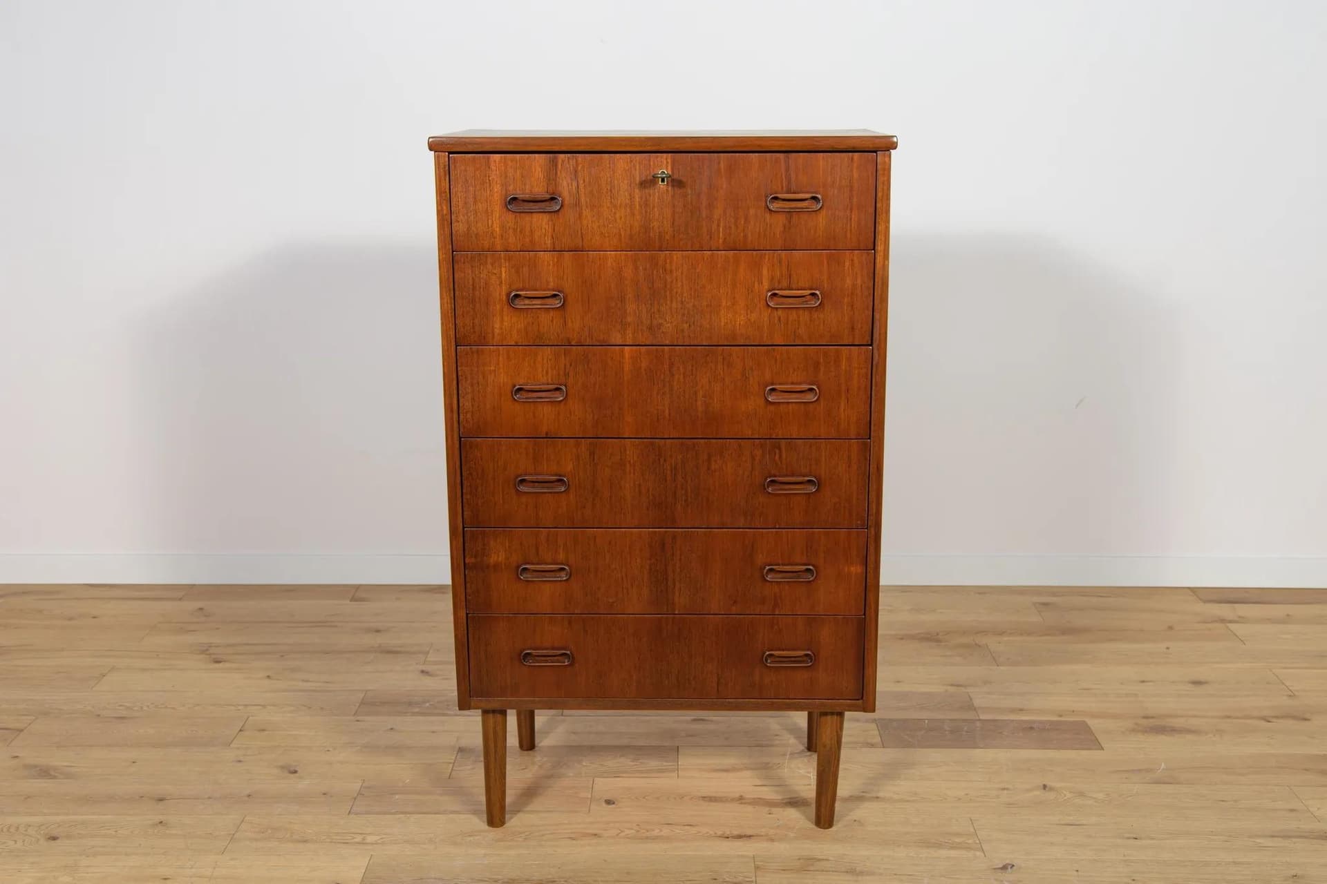 Komoda, teak brązowy, Dania, lata 60. - 73814