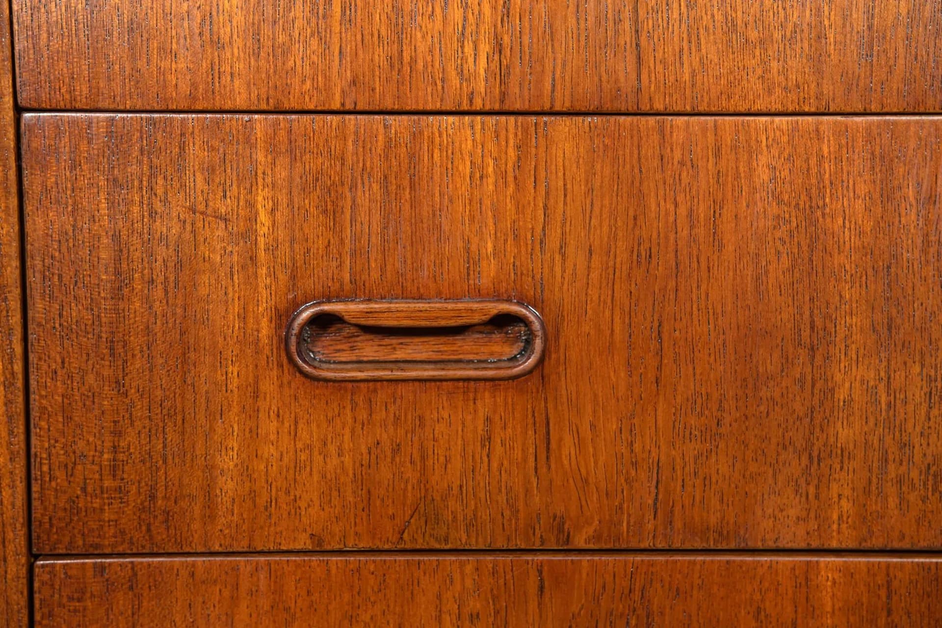 Komoda, teak brązowy, Dania, lata 60. - 73810