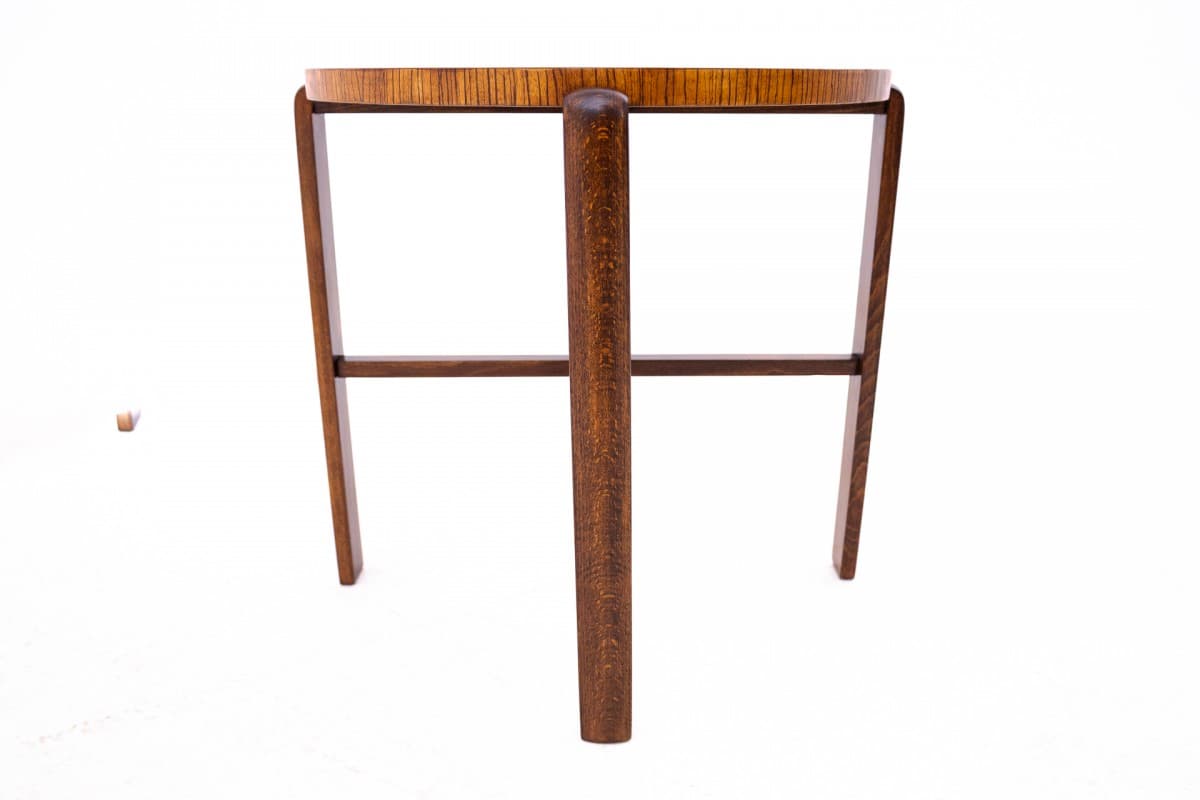 Orzechowy stolik art deco, Polska, lata 30. - 50959