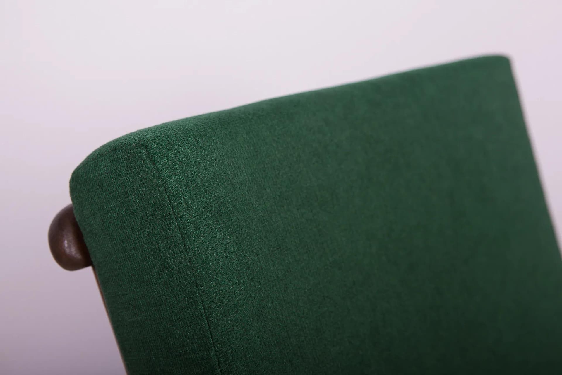 Pair of armchairs, bottle green, beech walnut, TON, Czechoslovakia, 1960s. - 73656