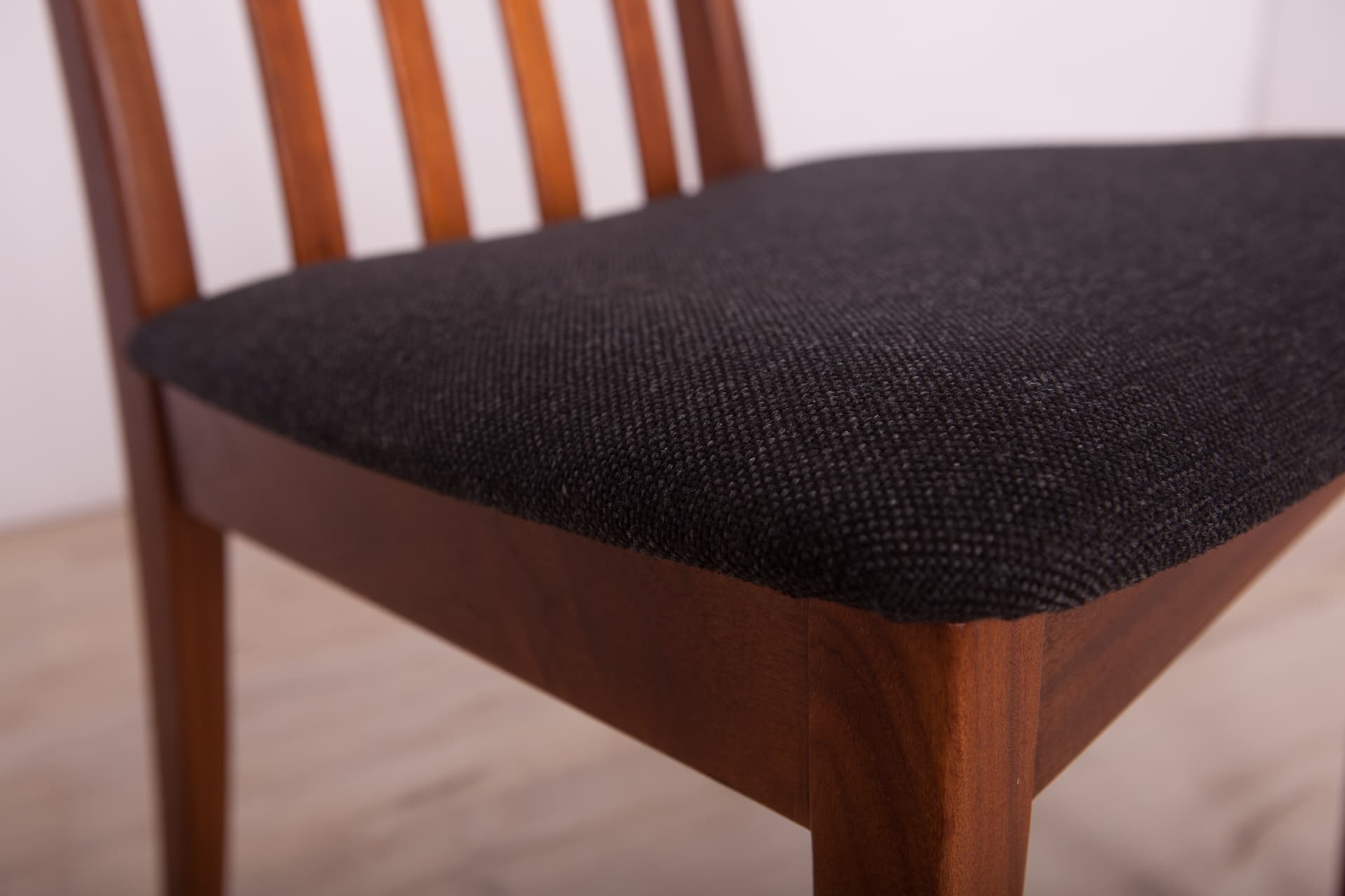 Set of six chairs, teak black, by L. Dandy, G-Plan, United Kingdom, 1960s. - 75078