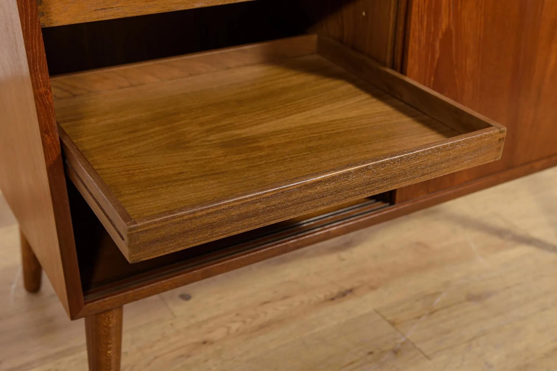 Sideboard, brown teak, Feldballes Møbelfabrik, Denmark, 1960s. - 74973