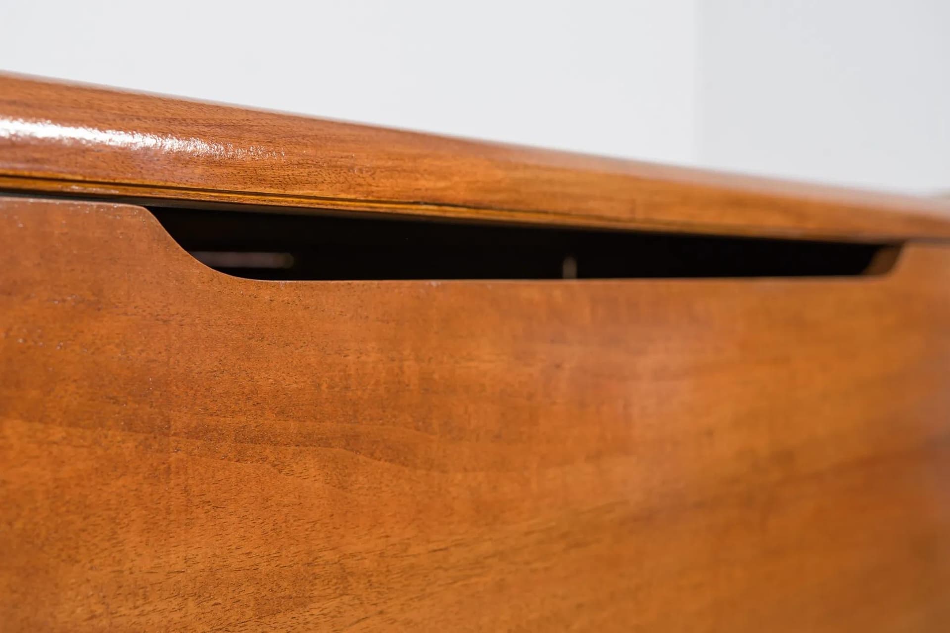 Barek, drewno brązowy, proj. B. Landsman, Jitona, Czechosłowacja, lata 60. - 74788