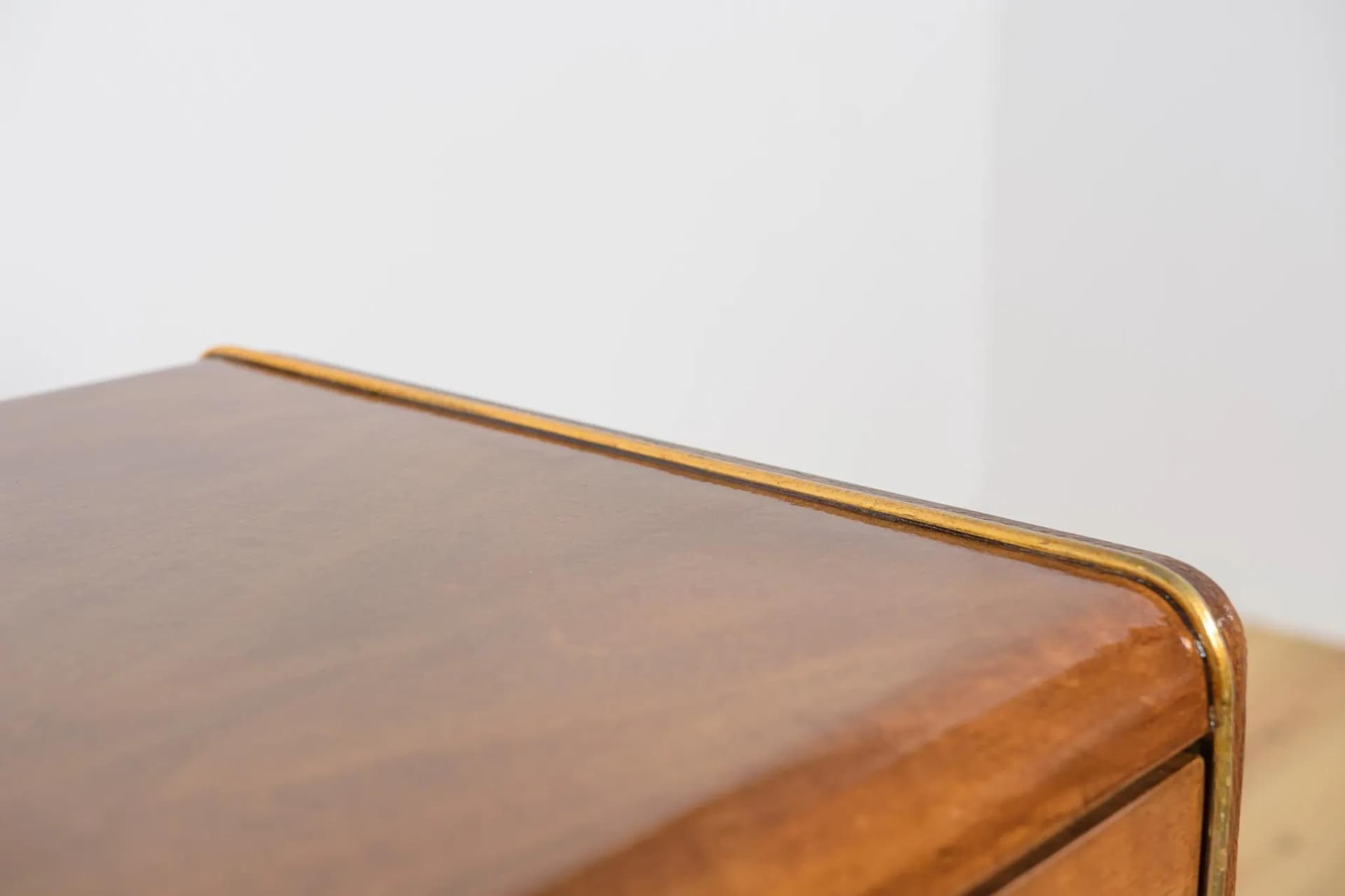 Barek, drewno brązowy, proj. B. Landsman, Jitona, Czechosłowacja, lata 60. - 74790