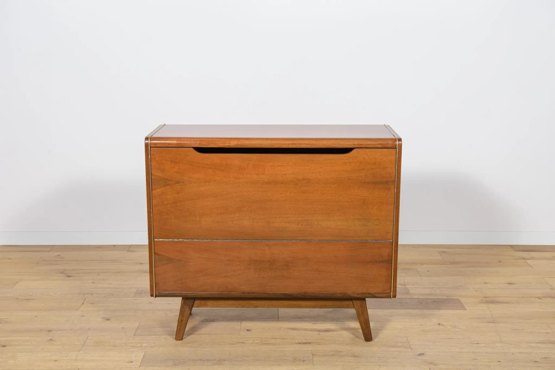 Barek, drewno brązowy, proj. B. Landsman, Jitona, Czechosłowacja, lata 60. - 74784