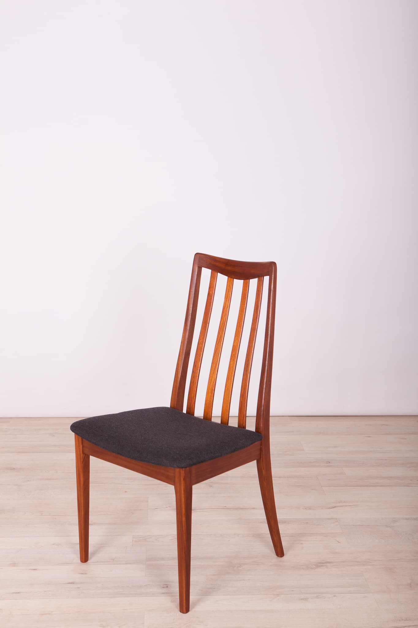 Set of four chairs, black teak, by L. Dandy, G-Plan, United Kingdom, 1960s. - 74781
