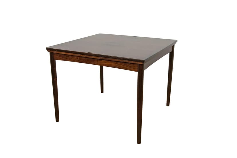 Extendable Table, dark brown rosewood, Denmark, 1960s