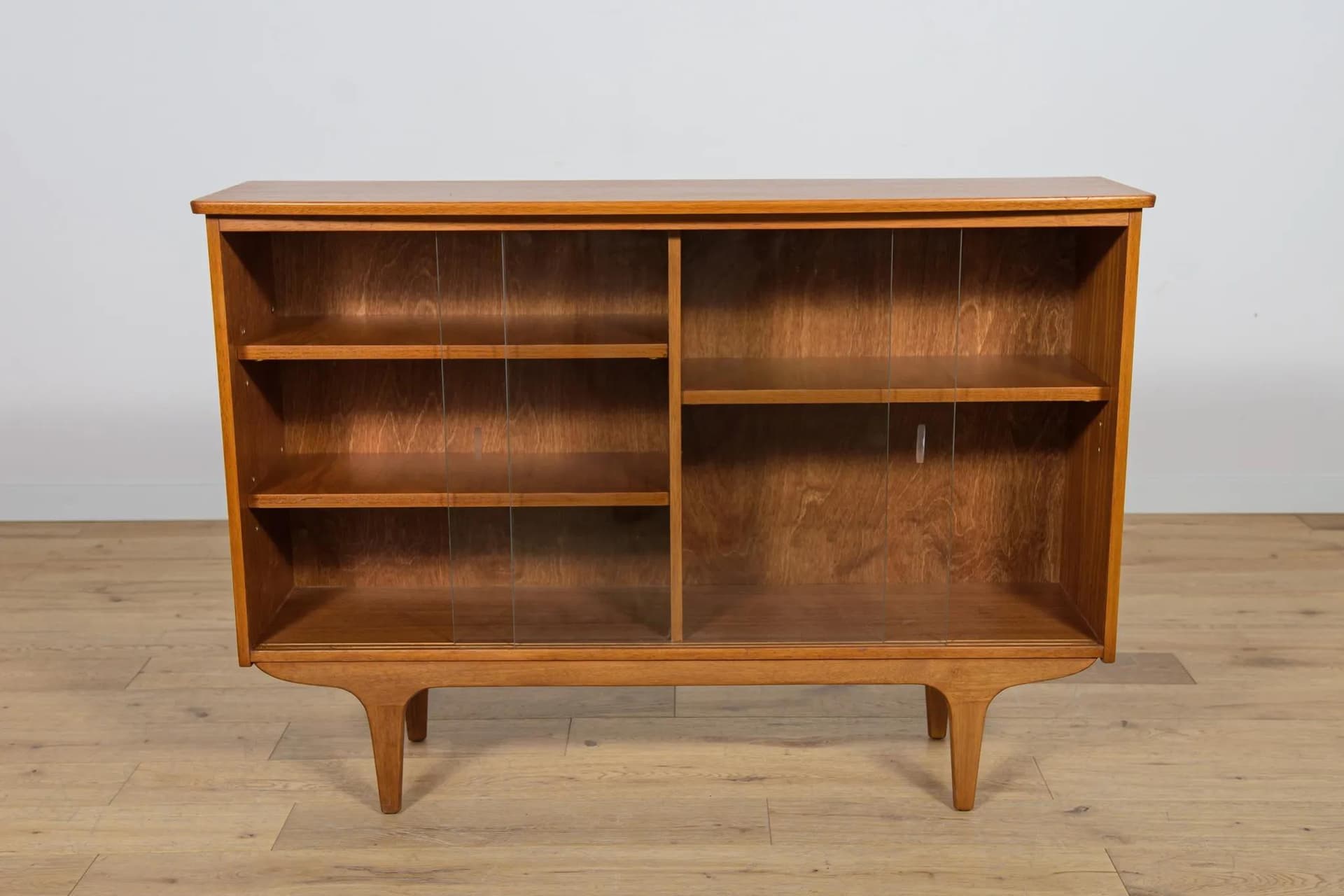 Bookcase, brown teak, United Kingdom, 1960s - 74633