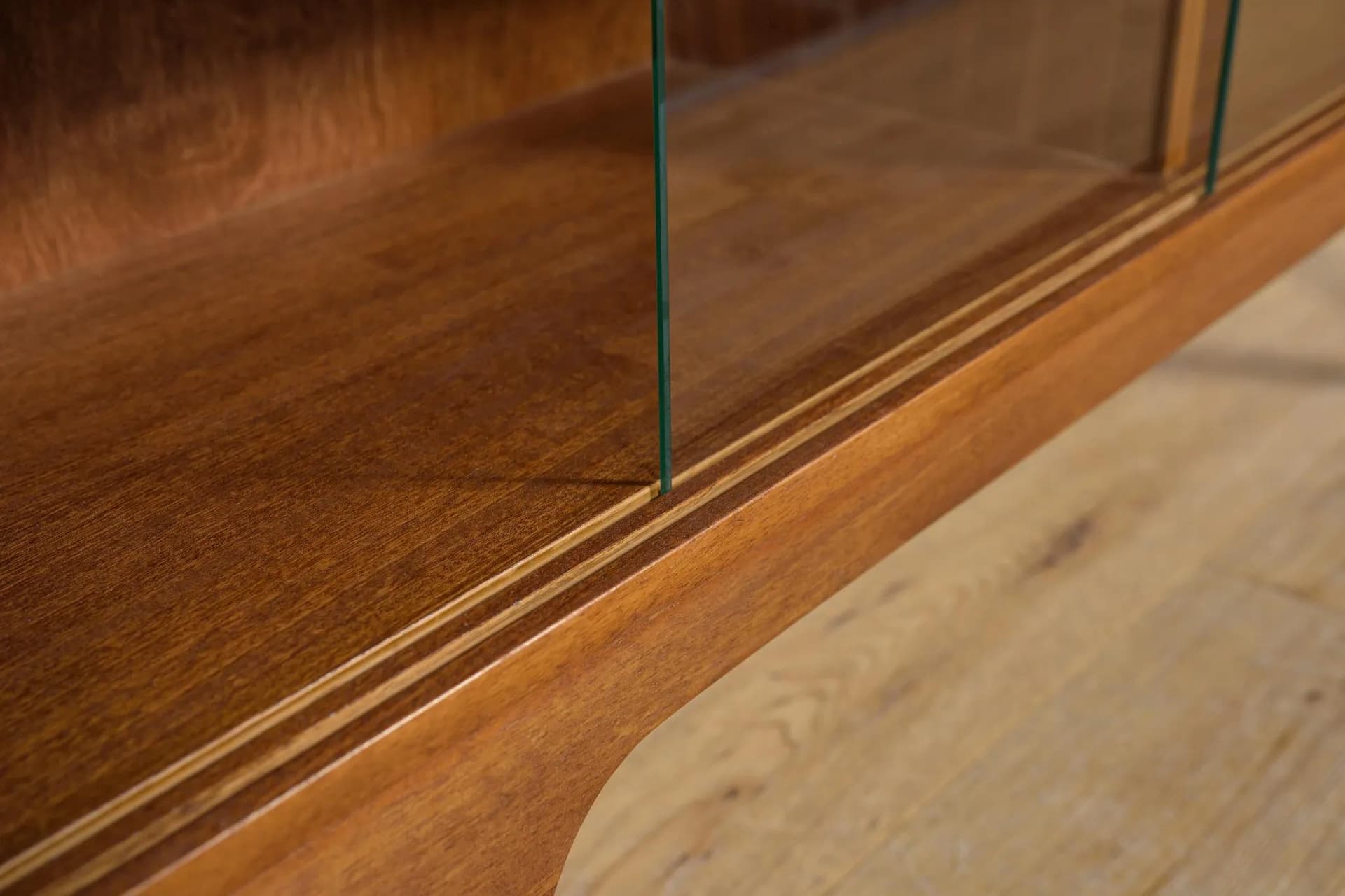 Bookcase, brown teak, United Kingdom, 1960s - 74629