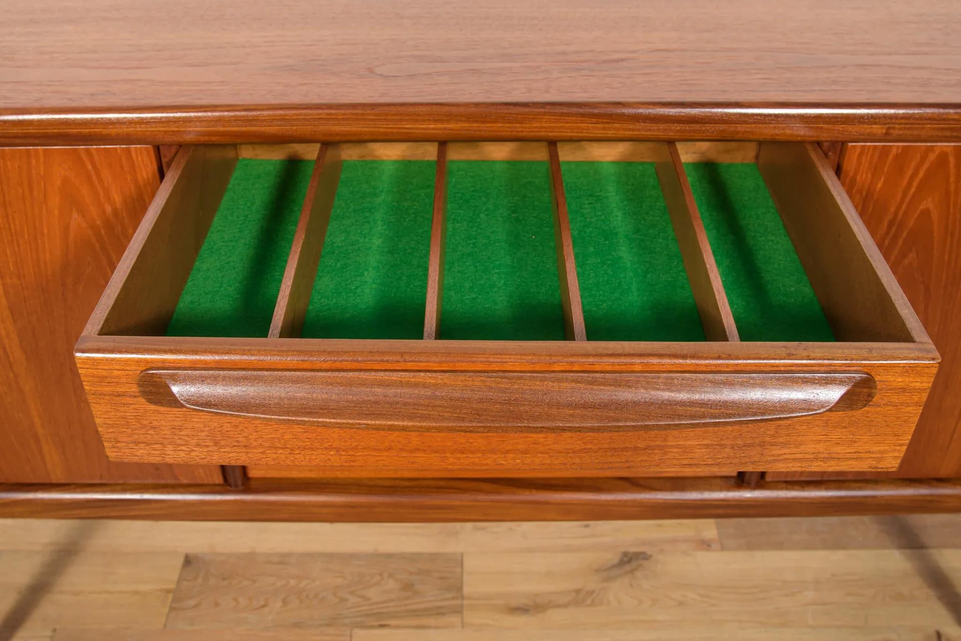 Sideboard Sequence, brown teak, by J. Herbert, A. Younger Ltd., United Kingdom, 1960s. - 74626