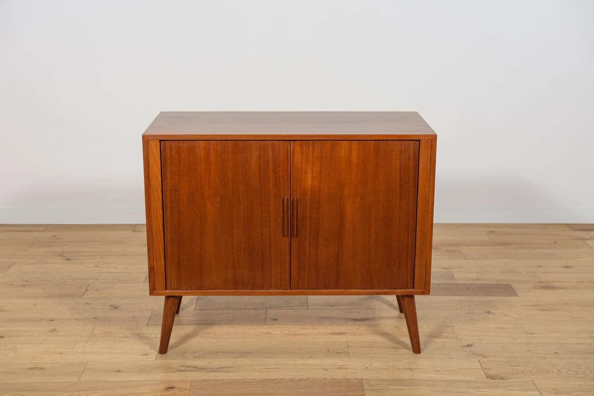 Sideboard, brown teak, by K. Kristiansen, Denmark, 1960s. - 74573