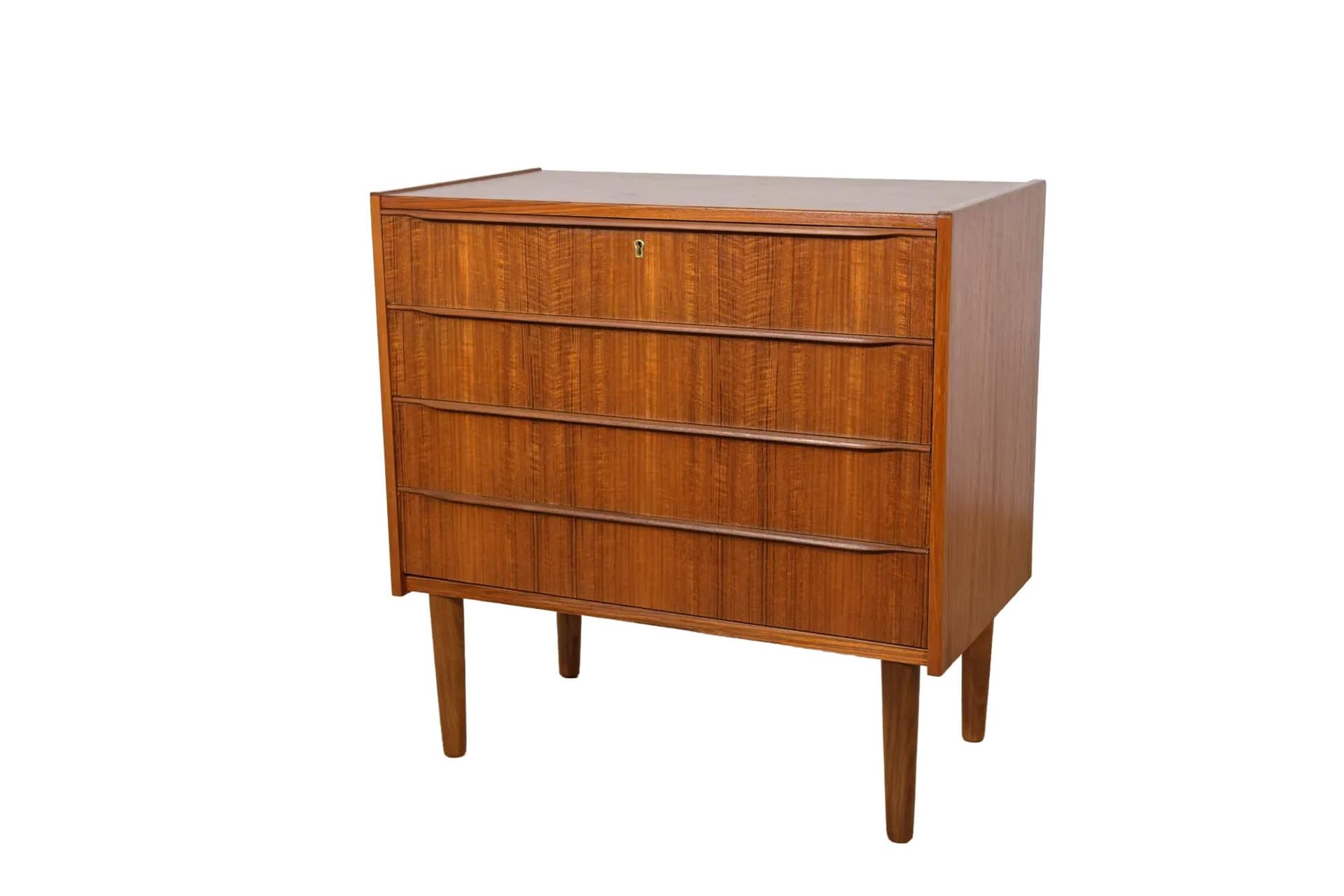 Komoda, teak brązowy, Dania, lata 60.