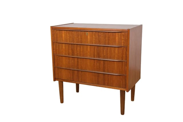 Komoda, teak brązowy, Dania, lata 60. - WYMIARY