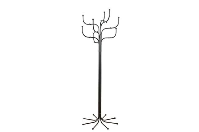 Coat Rack, black steel, by S. Werner, Fritz Hansen, Denmark, 1970s. - DIMENSION
