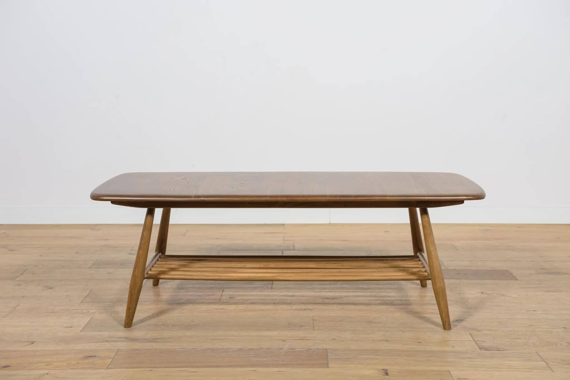 Stolik kawowy Model 459, wiąz brązowy, proj. L. Ercolani, Ercol, Wielka Brytania, lata 60. - 74299