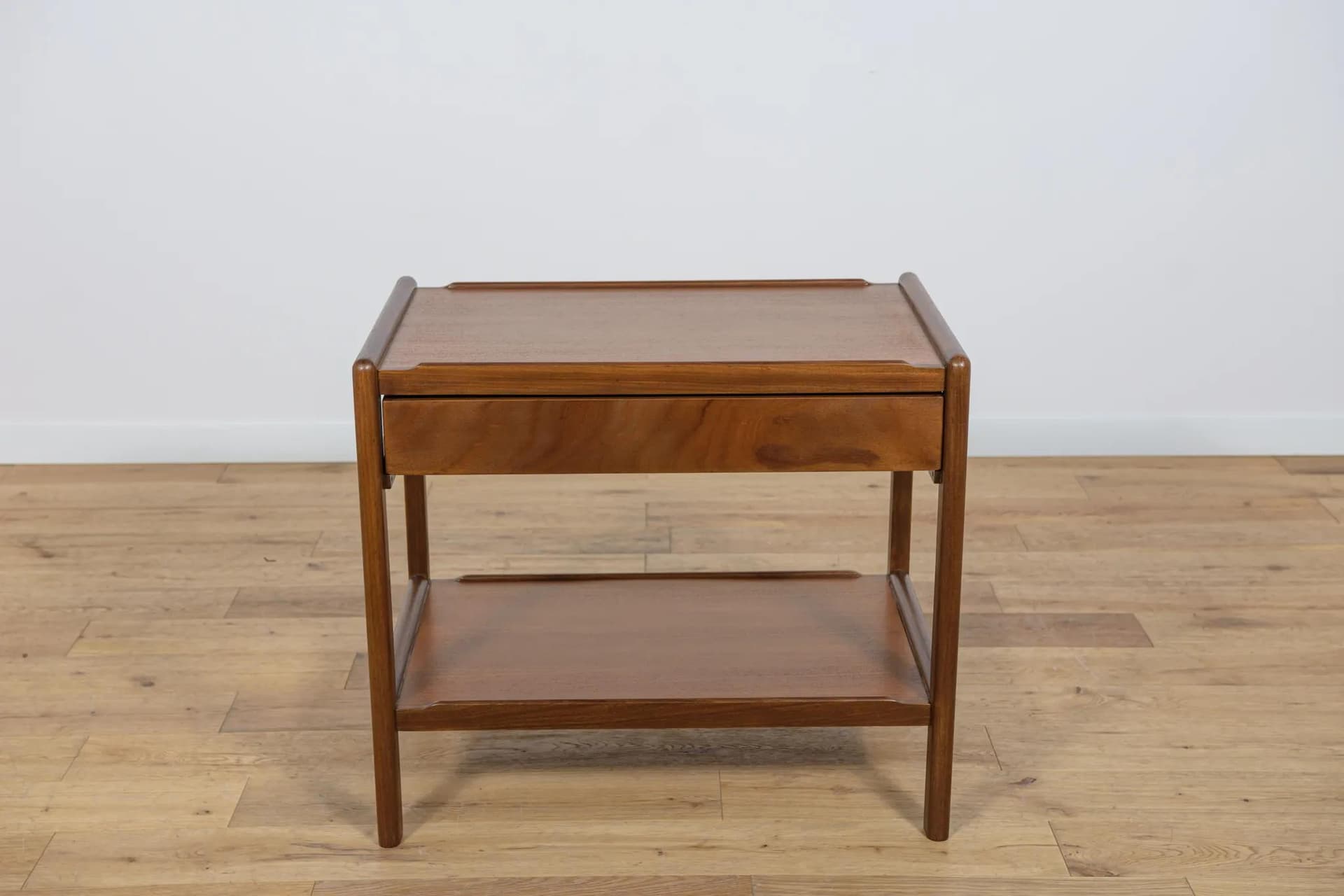 Side table, brown teak, Denmark, 1970s. - 74281