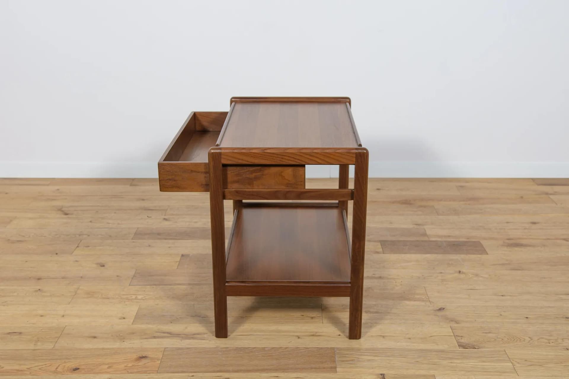 Side table, brown teak, Denmark, 1970s. - 74275