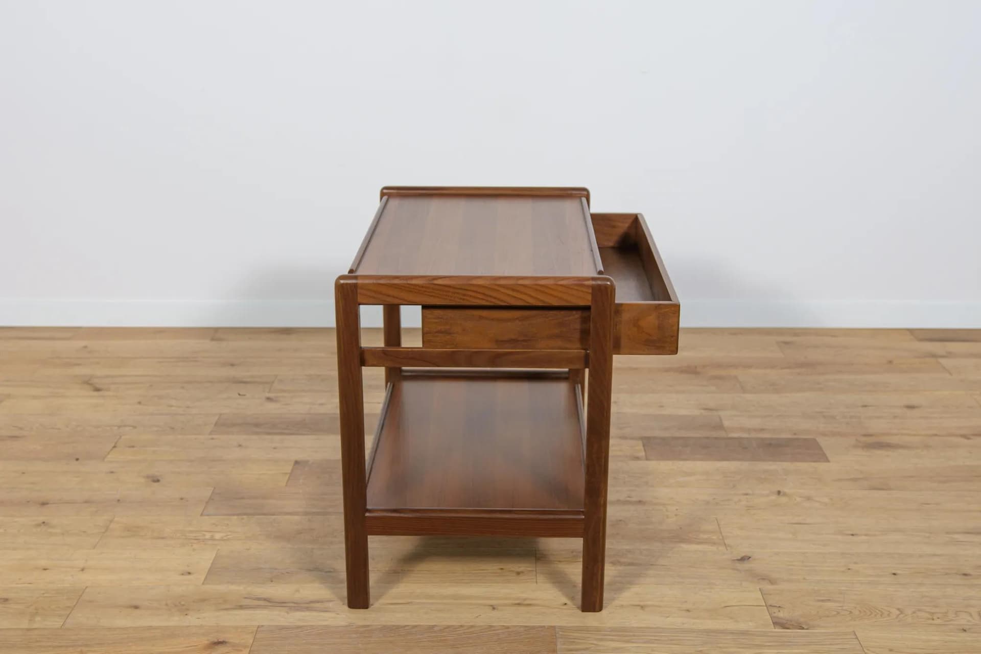 Side table, brown teak, Denmark, 1970s. - 74276