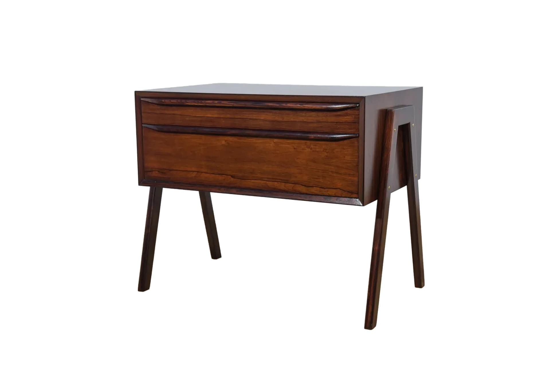 Szafka, palisander brązowy ciemny, Dania, lata 60.
