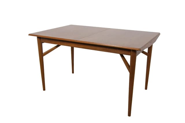 Extendable Table Everest, brown teak, United Kingdom, 1960s. - DIMENSION