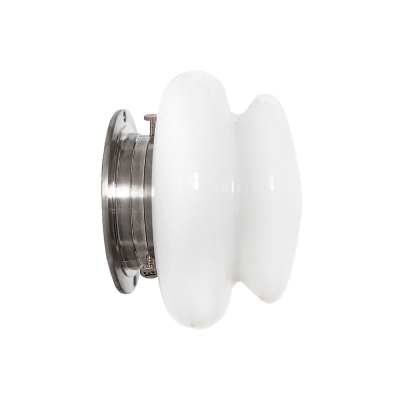 Kinkiet Mooring szło opalowe, nikiel, Embassy Interiors