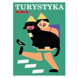 Turystyka kulturalna, człowiek z psem na rękach