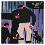 Smutni ludzie przy barze i pies