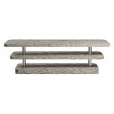 Szary i stal szczotkowana