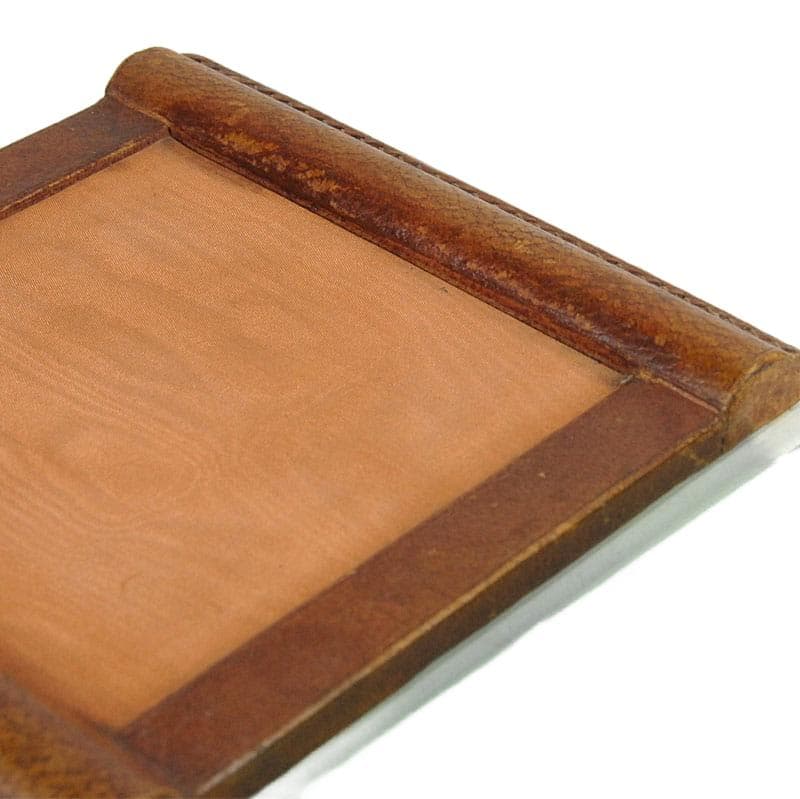 Jasnozielona kryształowa popielnica, proj. J. Luce dla Saint Gobain, Francja, lata 30. - 6277