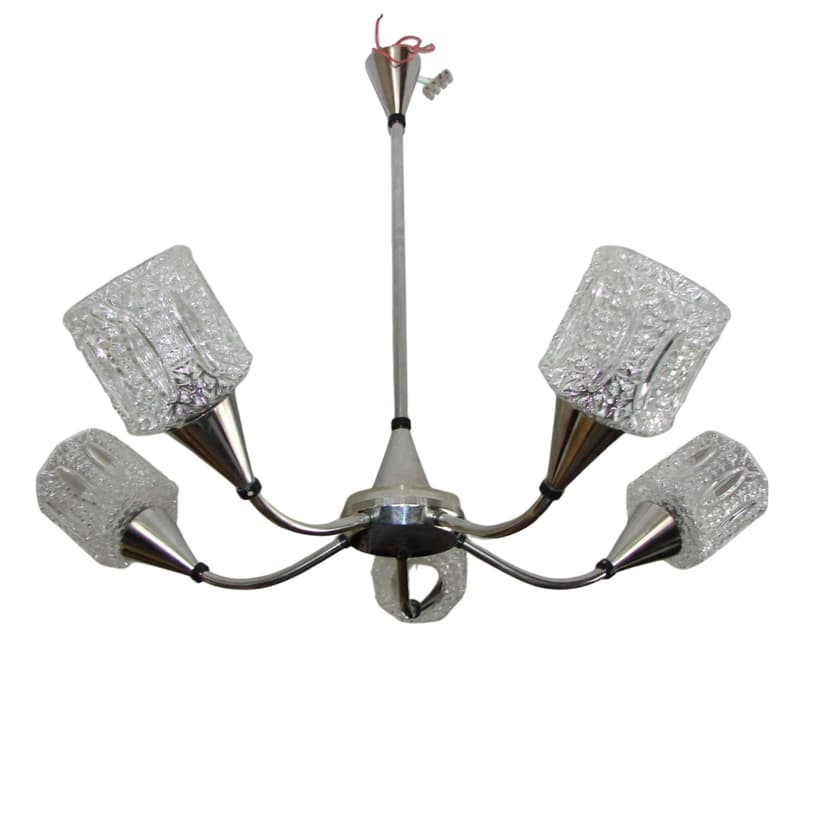 Mosiężny żyrandol, Modern lata 70.