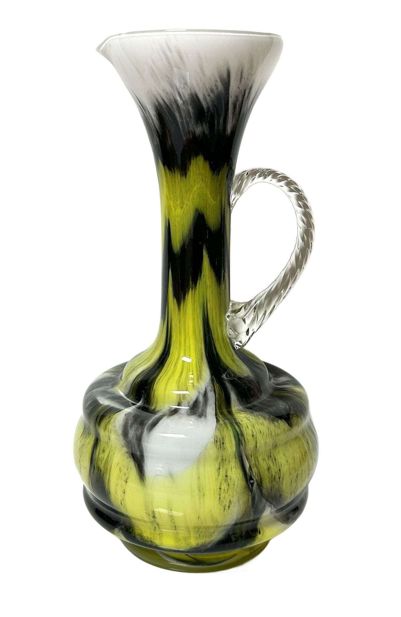 Wazon artystyczny, multikolor, szkło, Włochy, lata 70.