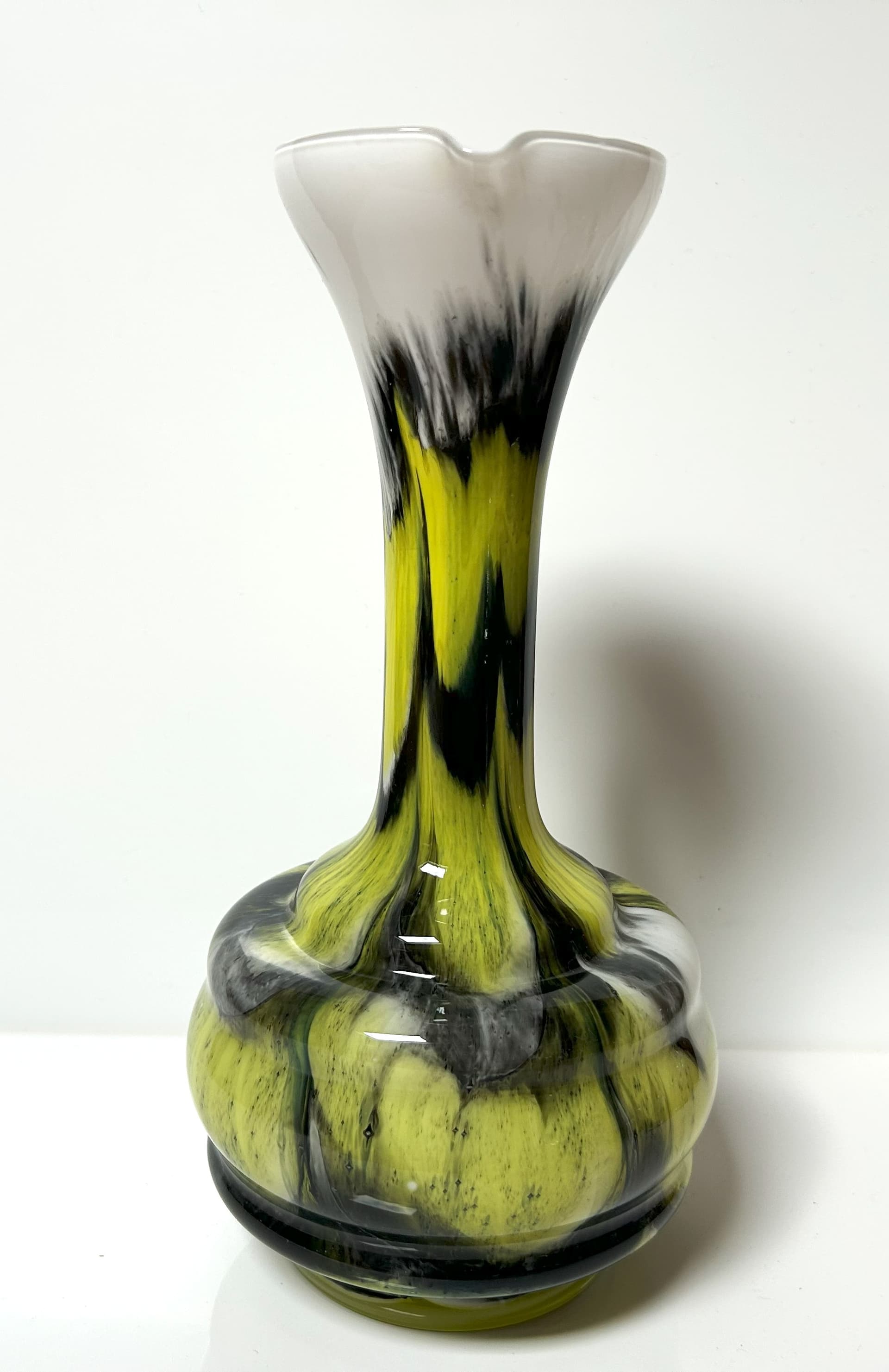 Wazon artystyczny, multikolor, szkło, Włochy, lata 70. - 83678